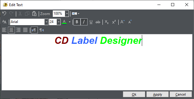 Spine text properties